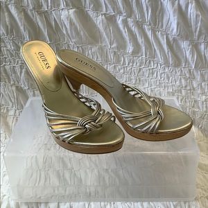 Guess Gold Heels